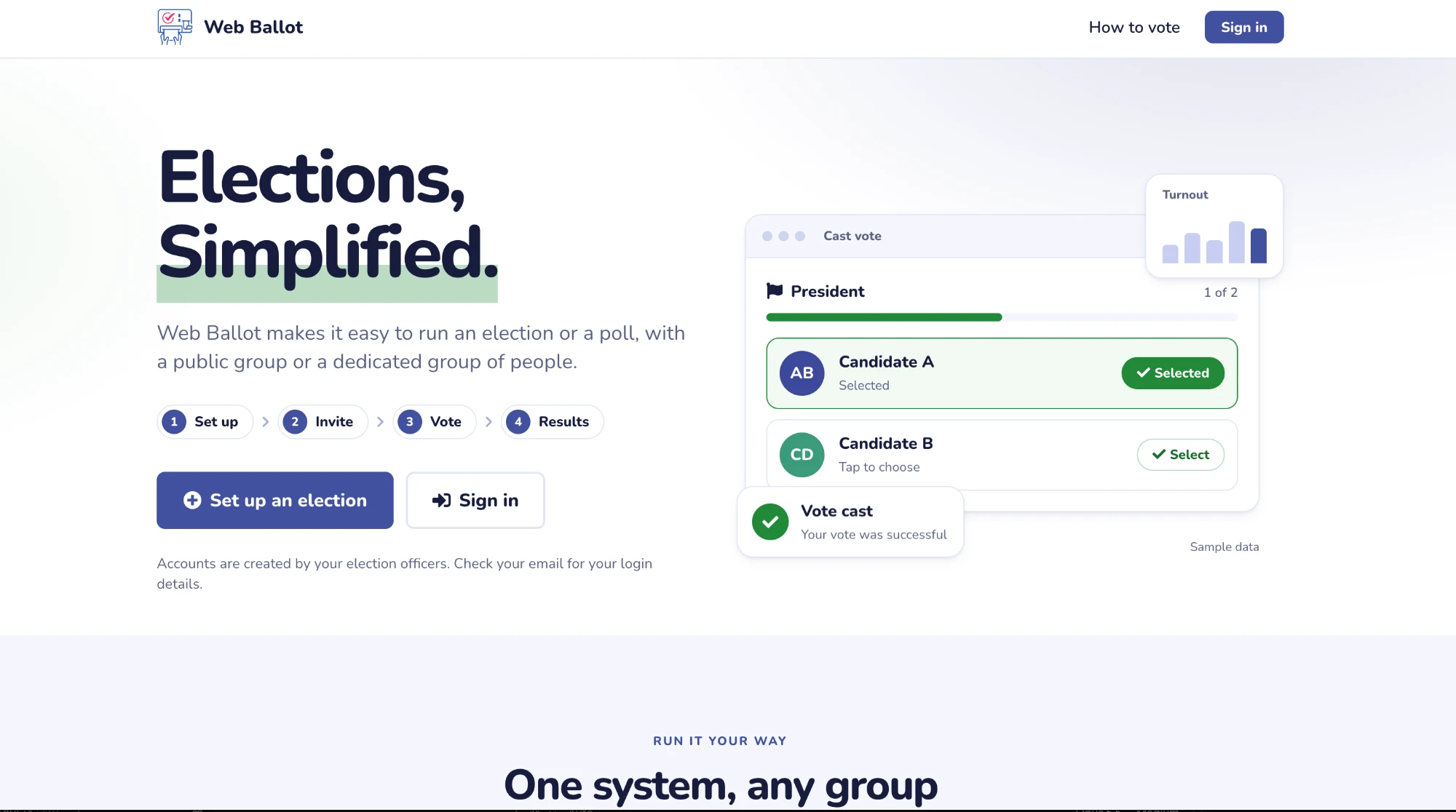 Web Ballot